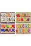Wooden Turkish Farm Animals+fruits-shapes-numbers Set of 4 Educational Puzzle - 2