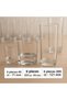 18 Piece Set, Shot Glass, Whiskey Glass, Vodka Glass, Glass Soft Drink Glass - 2