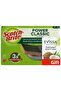 Dish Sponge Green Unslotted 2 Pack X12 Pack/24 Sponges (Evissa 100 Gr. Beauty Soap)