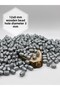 12X8 mm Silver Gray Oval Pasta Wooden Beads Twisted Sleeve (50Gram 114Pcs) Hole Diameter 3mm Macrame Jewelry