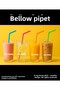 100 Pieces Colorful Bellows Gelatin Frozen Straws Mixed Color Party Cocktail, Cafe, Restaurant - 2