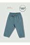 Baby Thick Cotton Jogger Pants - Petrol Green