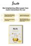 Nia Korean Paper Face Mask Offering Deep Nourishment with Rice Bran & Niacinamide Radiance 5-Pack - 6