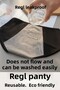 Single Menstrual Panties 100% Cotton Women's Special Daily Pad Panties Washable, Day and Night Protection All Day Long - 2