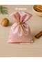 50 Pieces of Pink Satin Cloth Pouch - 9X12 / Henna Pouch - Mevlüt Pouch - Jewelry Pouch - Cloth Bag