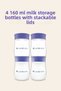 Breast Milk Storage Bottles 4 Pieces + 50-Piece Milk Storage Bag Advantage Package - 8