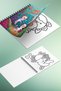 Cozy Axolotls (Axolotls) Bold and Easy 20 X 20 cm Large Coloring Book - 4