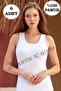 Women's Thick Strap Ribbon T-Shirt 100% Cotton Pack of 6