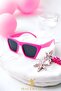 Cateye Unisex Pink Square Uv400 Kids Sunglasses