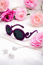 Twisted Unisex Purple Oval Uv400 Kids Sunglasses