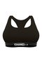 Women'S, Elastic Bustier Bra, Single, Black - 4