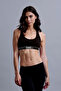 Women'S, Elastic Bustier Bra, Single, Black - 2