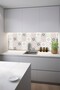 Code 53 Waterproof Kitchen Bathroom Floor Marble Furniture Tiles Adhesive Foil Finish - 2