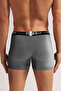 Men'S, Special Compartment Cotton Boxer, Comfortable, Stylish, Healthy, Single, Gray Melange - 4