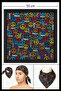 وشاح باندانا متعدد الأغراض منقوش بالسلام 50x50 - 4