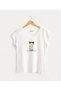 Gomukhasana Yoga Pose Line Visual Women's V-Neck 100% Cotton Design T-Shirt