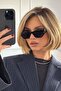 Paris Black Cat Eye Women's Sunglasses – Uv400 Protection