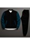 3 Thread Premium New Season Unisex College Jacket-Sweatpants Combination Bottom Top 2-Piece