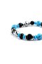 Blackcraft Turquoise and Oltu Stone Men's Bracelet