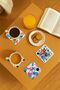 Colorful Geometric Square Coasters Set of 10, Modern Pop‑Art Coffee & Tea Coasters, Stylish Home Decor - 3