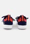 Women Lace Up La Piquee Ankle Casual Shoes, Navy - 3