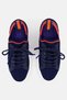 Women Lace Up La Piquee Ankle Casual Shoes, Navy - 4