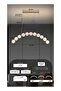 ثريا LED حديثة 6133 - 3 أوضاع إضاءة - إضاءة سقف زخرفية 42 واط - سلك بطول 100 سم - 5
