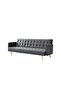 Claude 3 Seater Fabric Sofa Bed - Grey - 6