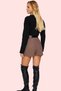 Women's Fashion Shorts Skirt Woven Cashew Belt Short Length Daily Use Weekend Summer Shorts - 3