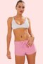 Women's Fashion Short Length Denim Shorts Plain Pattern Lace-Up Flared Cotton Summer Beach Summer Shorts - 2