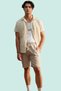 Men's Fashion Linen Look Cotton Shorts Comfortable Fit Daily Use Weekend Summer Shorts