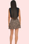 Girls' Leopard Print High Waist Mini Shorts Skirt Knitted Fabric Casual Summer Durable Material - 4
