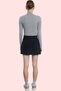 Women's Fashion Mini Woven Shorts Skirt Model High Waist Narrow Leg Casual Weekend Summer Shorts - 4