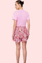 Women's Fashion Shawl Patterned Shorts Skirt High Waisted Short Length Summer Casual Summer Shorts - 3
