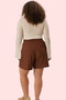 Women's Fashion Plus Size Relaxed Fit Short Knitted Shorts Casual Combinations Summer Shorts - 4