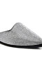 Women Rhinestones Embellished Mules in Black and Silver - 5
