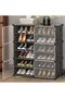 Plastic Shoe Rack for Home With Door,Adjustable Plastic Shoe Rack for Bedroom/Outdoor Waterproof,Mul