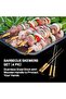 Barbecue Stainless Steel Grilling Tools Set 24 in 1 including Spatula, Tong, Fork, Knife, Brush - 6