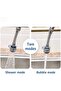360-Degree Flexible Faucet Aerator, Chrome-Plated, Universal Fit, Splash-Free - 6