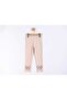 Cute Mouse Embroidered Legs Zigzag Lycra Ribbed Ribbed Girls' Leggings