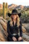 Modern Cut Women's Cashew Cowboy Hat Black