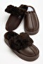 Women's Plush Soft Lightweight Soundproof Non-Slip Eva Sole Winter Indoor Slippers - 8