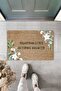 1Non-Slip Base Digital Print - Green Stress Is Forbidden - Decorative Doormat