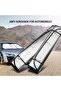 Metallized Car Front Windshield Sunshade Torpedo Protector Auto Sunshade Panel Windscreen Tarpaulin 130 X 60cm - 3