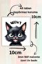 Cat Themed Funny Verbal Wooden Square Coasters Set of 4, Modern Coffee & Tea Presentation Coasters - 3