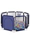 Baby Playpen, Portable Play Yard Fence for Babies and Toddlers, Sturdy Infant Activity Center with A