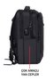 Unisex Black School Backpack Medium Size High School College USB Type-C Waterproof Oxford Fabric - 5