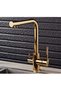 3 Way Purification Faucet Gold Kitchen Sink with Gold Purification Outlet Hot-cold Mix