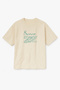 Oversize Beige Unisex Taylor Swift Seven Saturn Printed T-Shirt T-Shirt