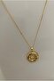 Xuping Ring Model Zircon Strip Gold Necklace - 2